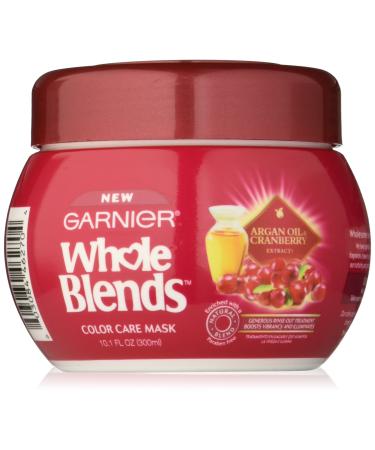 Garnier Whole Blends Color Care Mask with Argan Oil & Cranberry Extracts  10.1 Fluid Ounce Argan Oil & Cranberry Extracts 10.1 Fl Oz (Pack of 1) Mask - Buy Online on GoSupps.com