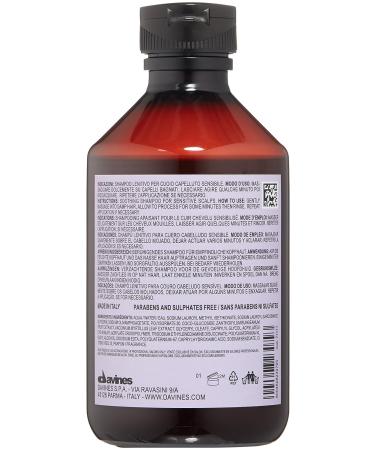 Davines Naturaltech CALMING Shampoo - Soothes Sensitive Scalps, Relieves Itchiness - 8.45 Fl. Oz - Buy Online on GoSupps.com