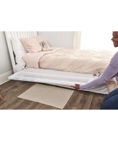 Regalo Hideaway 54-Inch Extra Long Bed Rail Guard  with Reinforced Anchor Safety System 54 Inch White - Buy Online on GoSupps.com