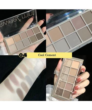 BestLand 10 Colors Eye Shadow Palette - Long-Lasting Matte, Glitter, Shimmer, and Metallic Finishes with Brush - Korean Eye Makeup for Natural and Bold Looks (Rosy) - Buy Online on GoSupps.com