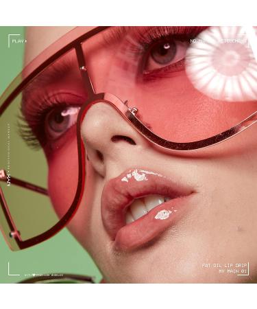 NYX Lip Drip Vegan Lip Gloss - My Main (Clear) 01 | Moisturizing & Shiny Formula - Buy Online on GoSupps.com