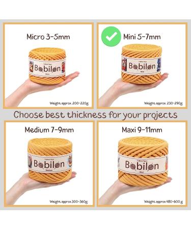 Premium Arctic T-Shirt Yarn: 110 Yards for Crocheting, Knitting, Macrame & DIY Projects - Buy Online on GoSupps.com