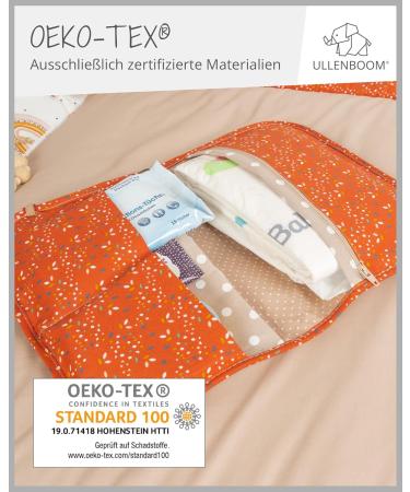 ULLENBOOM Diaper Pocket - Stylish On-the-Go Diaper Bag for 3 Diapers & Accessories | EU Made Casual Rainbow Design - Buy Online on GoSupps.com