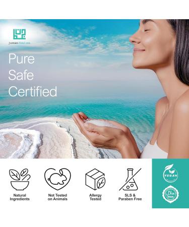 Juman Dead Sea Minerals Lip Scrub & Balm Set | Lip Exfoliator Scrub & Moisturizing Lip Balm | Vanilla & Coconut | Hydrates & Protects | With Essential Oils | Vegan | SLS & Paraben-Free - Buy Online on GoSupps.com