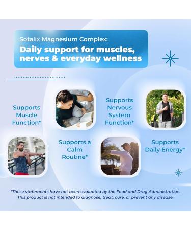 Magnesium 5-in-1 Complex - - X5 Absorption Muscle Support Restful Sleep (150-day Supply (Pack of 1)) - Buy Online on GoSupps.com