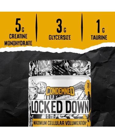 CONDEMNED Labz Locked Down - Premium Creatine Performance Complex Enhance Energy & Stamina International Shipping Available - Buy Online on GoSupps.com