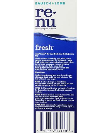 Bausch & Lomb ReNu Fresh Multi-Purpose Solution 4 fl oz - Buy Online Now - Buy Online on GoSupps.com