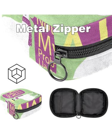 Women s Travel Tapes Storage Bag - Menstrual Cup Pocket & Makeup Organizer - Cute Alpaca Design - Big Capacity for Girls - Buy Online on GoSupps.com