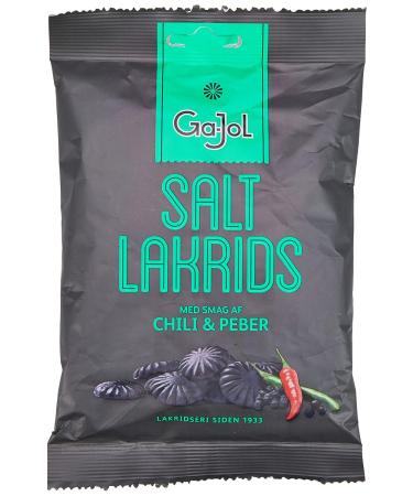 Ga-Jol Salt Liquorice Chili & Pepper - 140g Pack of 5 | International Shipping - Buy Online on GoSupps.com