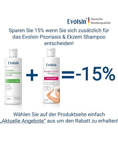 Evolsin Psoriasis Cream 100ml | Cortisone-Free Ointment | Patented Formula for Itching Relief & Calming Irritated Skin | Shop Internationally - Buy Online on GoSupps.com