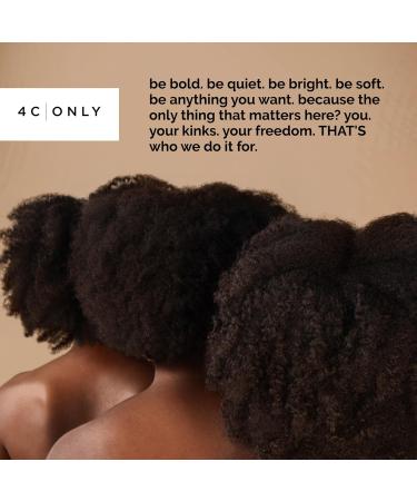4C ONLY Too Clean Shampoo - 10 oz Jar | Best Moisturizing Shampoo for Curly Hair | Salon Quality for Black Women & Men - Buy Online on GoSupps.com