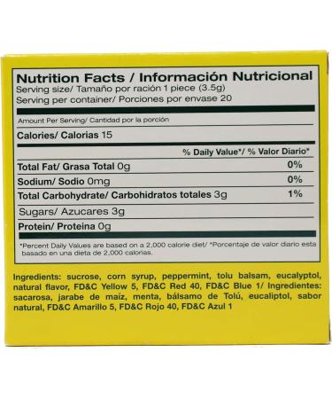 Zorritone Cough Drops | Fast Acting Mint Lozenges for Cough Relief Sore Throat Soothing | 20 Pieces - International Shipping Available - Buy Online on GoSupps.com