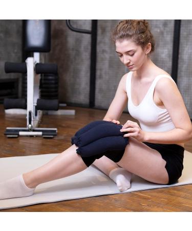 Zhu-Zhu Microwavable Knee & Leg Pad | Navy Fleece Wheat Bag for Pain Relief - Buy Online on GoSupps.com