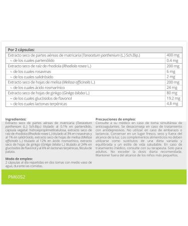 Headache formula * 440 mg / 60 capsules * 100% plant-based with titrated plant extracts * Brain Emotional balance. - Buy Online on GoSupps.com