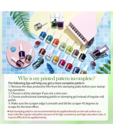 Born Pretty Holographic Chameleon Nail Art Stamping Polish Set - 24 Colors for Manicure & Gift Collection - Buy Online on GoSupps.com