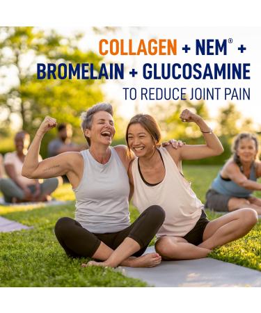 LEANFIT COLLAGEN & JOINT French Vanilla - 7g Collagen + 500mg NEM + 1.5g Glucosamine - Clinically Proven to Reduce Joint Pain in 1 Day - 25 Servings 248g Tub - Buy Online on GoSupps.com