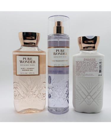 Bath & Body Works Pure Wonder 3pc Bundle Trio - Shower Gel, Fragrance Mist, Body Lotion - Fall 2021 - Buy Online on GoSupps.com
