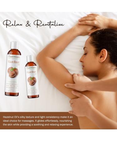Plant Guru Hazelnut Oil 8 fl. oz. Cold Pressed 100% Pure Natural Carrier - Skin Face Body And Hair Growth Moisturizer. Great For DYI Cream Lotions and Lip balm. - Buy Online on GoSupps.com
