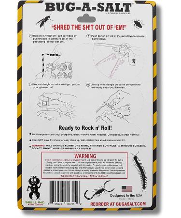 BUG-A-SALT Shred-ER Salt Cartridges - Powerful Bug Killing Solution - Buy Online on GoSupps.com