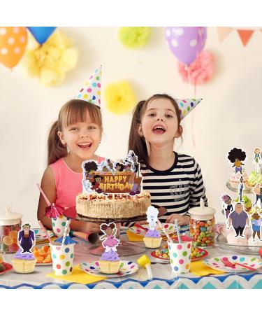 The Proud Family Cake Toppers 25 Pcs The Proud Family Cupcake Toppers Birthday Cake Topper Party Supplies Theme Party Decorations Supplies Cartoon Party Supplie - Buy Online on GoSupps.com