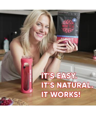 WOW TEA Berry SlimFit Tea - Natural 21-Day Weight Loss Program for a Healthier You | International Shipping Available - Buy Online on GoSupps.com