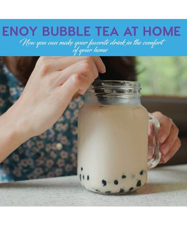 Boba Boom Black Sugar Flavor Tapioca Pearls for Bubble Tea - 8.8 oz | Large Boba Bubbles | Ready in 5 Minutes - Buy Online on GoSupps.com