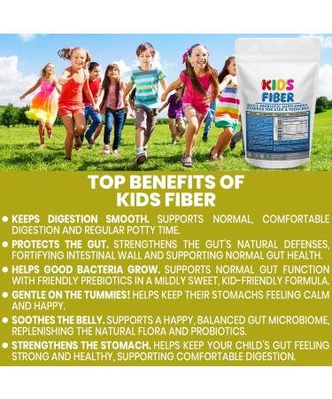 Kids Fiber for Constipation Relief Prebiotics for Children Toddler Fiber Supplement Mild Sweetness Fiber Powder for Kids Gut Health for Regularity & Softness 60 Servings - Buy Online on GoSupps.com