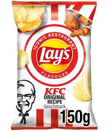 Buy Lay's KFC Kentucky Fried Chicken Crispy Potato Chips - Perfect Snack for Parties (9 x 150g) - International Shipping Available - Buy Online on GoSupps.com