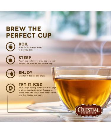 Celestial Seasonings Lemon Zinger Herbal Tea 20 Tea Bags per Box 6 Boxes - Buy Online on GoSupps.com