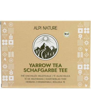  Alpi Nature Alpi Nature Organic Yarrow Tea 120 Tea Bags 120g (Pack of 6 x 20 Tea Bags of 1g each) - Buy Online on GoSupps.com