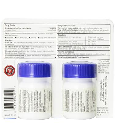 Member's Mark 10 mg Loratadine Allergy Relief Tablets 400 ct. - Non-Drowsy Indoor & Outdoor Formula - 24 Hour Relief - 2 pk - Buy Online on GoSupps.com