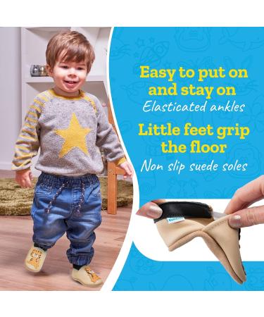 Seating Tiger Baby Shoes 18-24 Months | Soft Sole Leather Toddler Shoes for Baby Boys and Girls - Walking Shoes - Buy Online on GoSupps.com