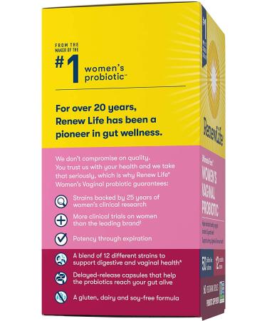 Renew Life Ultimate Flora Womenâ€™s Probiotic 50 Billion CFU - 60 Veg Capsules - Buy Online on GoSupps.com