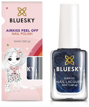 Bluesky Kids Nail Varnish TRUE BLUE Blue. Easy Peel-off Non-Toxic Water- based Odour-free Nail Polish for Kids 5ml - Buy Online on GoSupps.com