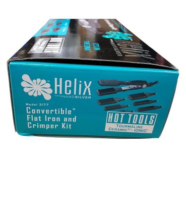 Hot Tools Helix 2177 Convertible Flat Iron & Crimper Kit | 1 Crimper 1 Flat Iron 2 Plates - Perfect for All Hair Types - Buy Online on GoSupps.com