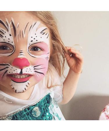 CCbeauty Baby Pink Face Paint Stick | Non-Toxic SFX Makeup for Halloween Cosplay & Costumes | Professional Body Painting Kit with Sponge - Buy Online on GoSupps.com