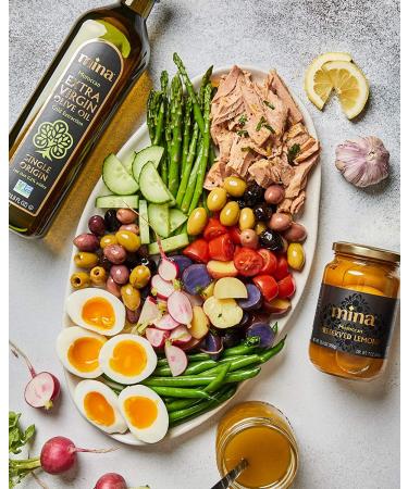 Premium Mina Extra Virgin Olive Oil - New Harvest, Low Acidity, Polyphenol Rich, 500ml - Buy Online on GoSupps.com