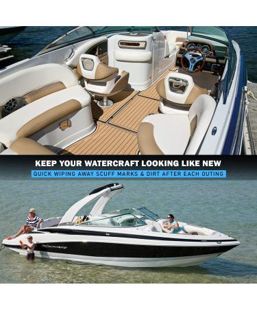 WavesRx Marine Grime & Scuff Remover Pads - Boat Erasers for Cleaning & Polishing | Ideal for Boats, Jet Skis | Remove Dirt, Deck Marks, Scratches & Black Streaks | Improved Strength & Higher Density - Blue - Buy Online on GoSupps.com