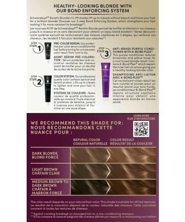 Schwarzkopf Keratin Blonde Hair Dye 11.1 Almond Blonde - Hi-Lift Permanent Color Enhances & Protects Hair 7.1 Fl Oz International Shipping - Buy Online on GoSupps.com
