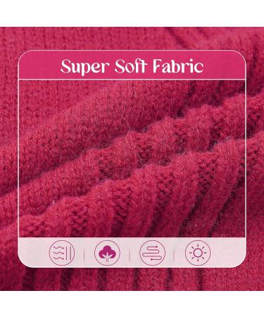 Iecoii Warm Turtleneck Dog Sweater - Winter Clothing for Small to Large Dogs Chihuahua French Bulldog & Labrador - Rose-Red - Buy Online on GoSupps.com