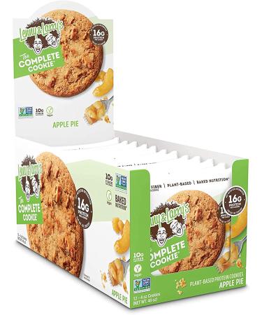 Lenny & Larry's Complete Cookie - Vegan Apple Pie Flavor, 16g Plant Protein, Non-GMO, 4oz (Pack of 12) - Buy Online on GoSupps.com