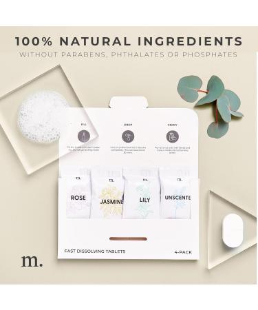 MAISONOVO 4 Pack Foaming Hand Soap Tablets - Mix of Scents for Optimal Clean | Eco-Friendly & International Shipping - Buy Online on GoSupps.com