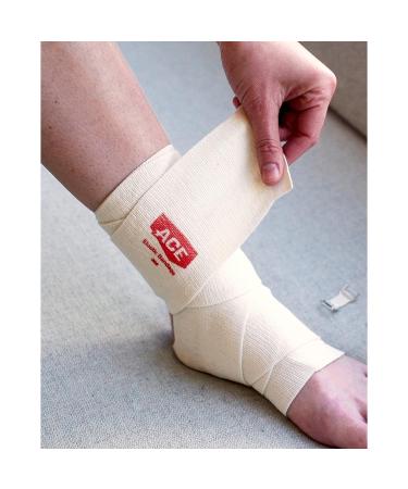 ACE 2-inch Elastic Bandage with Clips - Beige - Ideal for Wrist, Foot & More - 1 Count - Buy Online on GoSupps.com