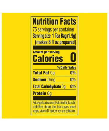Lipton Decaf Black Tea Bags - 75 Count (Pack of 2) | Caffeine-Free, Made with Real Tea Leaves for a Delicious Beverage - Buy Online on GoSupps.com