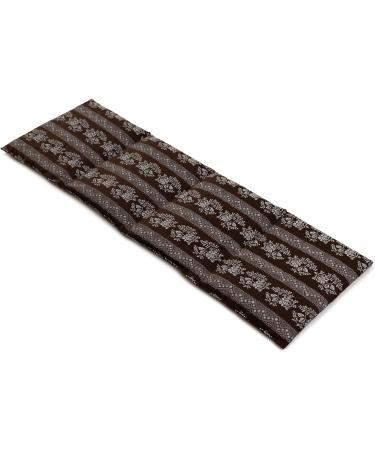 4-Chamber Grape Seed Pillow 20x60cm - Flower-Brown Heat & Cold Therapy - Natural Grain Pillow - Buy Online on GoSupps.com