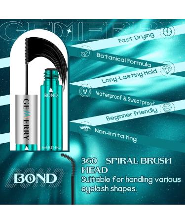 GEMERRY Lash Bond and Seal Waterproof Glue - Long Lasting 72-96 Hours for Lash Clusters & Eyelash Extensions | Home Use Mascara Adhesive - Buy Online on GoSupps.com