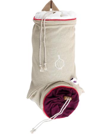 Mastrad Medium Vegetable Storage Bag - Onion Fabric Sack in Purple - Eco-Friendly Food Storage Solutions - Buy Online on GoSupps.com
