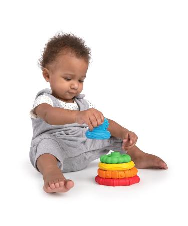 Buy Baby Einstein 12356 Stack & Teethe - 5-Part Multicolored Bite Ring & Toy Set for Babies | Easy to Grab & Stack Perfect for Early Development - Buy Online on GoSupps.com