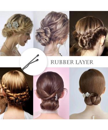 200pc 2inch Black Bobby Pins for Women, Girls & Kids - Hair Accessories Bulk for Salon - Invisible Wave Hairpins for All Hair Types - Buy Online on GoSupps.com