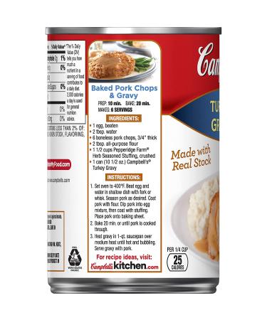 Campbell's Turkey Gravy 10.5oz - Rich and Flavorful Turkey Gravy - Buy Online on GoSupps.com